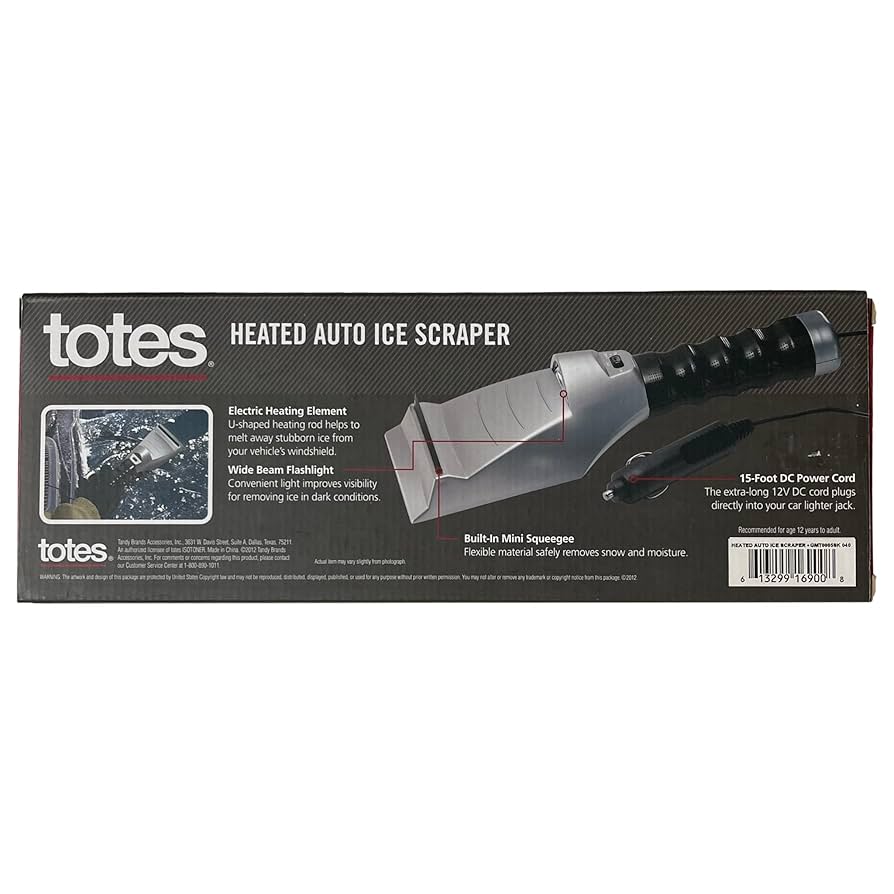 Amazon.com: Totes Heated Auto Ice Scraper : Automotive